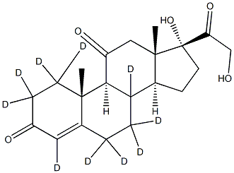 Cortisone-d10 Struktur