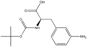 Boc-3-Amino-D-Phenylalanine Struktur