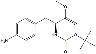 BOC-4 -amino-L-phenylalanine methyl ester Struktur