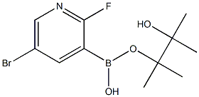 5-Bromo-2-fluoro-3-pyridineboronic acid pinacol ester Struktur