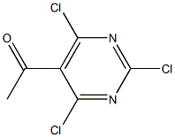 1-(2,4,6-TRICHLOROPYRIMIDIN-5-YL)ETHANONE Struktur