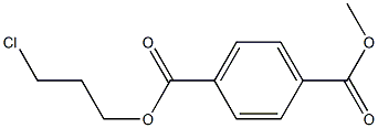 methyl 4-((3-chloropropoxy)carbonyl)benzoate Struktur