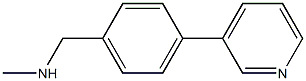 N-methyl-1-(4-(pyridin-3-yl)phenyl)methanamine Struktur