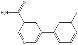 5-m-tolylpyridine-3-carboxamide Struktur