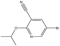 5-bromo-2-isopropoxypyridine-3-carbonitrile Struktur