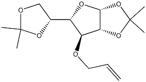 3-O-Allyl-1,2:5,6-di-O-isopropylidene-a-D-galactofuranose Struktur