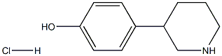 4-(piperidin-3-yl)phenol hydrochloride Struktur