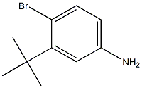 4-Bromo-3-tert-butyl-phenylamine Struktur