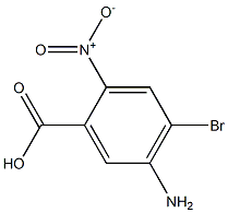 5-Amino-4-bromo-2-nitro-benzoic acid Struktur