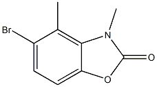 5-Bromo-3,4-dimethyl-3H-benzooxazol-2-one Struktur