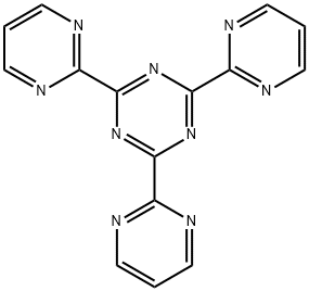 Tris-2,4,6-(2-pyrimidyl)-1,3,5-triazine Struktur