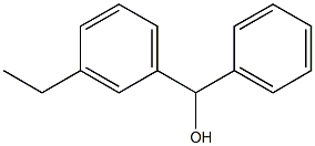 3-Ethyl-benzhydrol Struktur