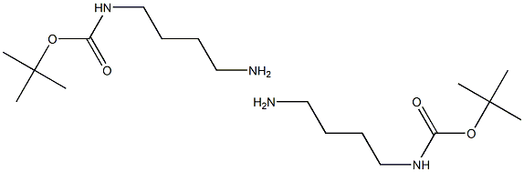 N-(TERT-BUTOXYCARBONYL)-1,4-DIAMINOBUTANE N-(tert-Butoxycarbonyl)-1,4-diaminobutane Struktur