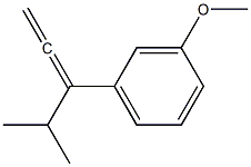 1-(1-ISOPROPYL-PROPA-1,2-DIENYL)-3-METHOXY-BENZENE Struktur