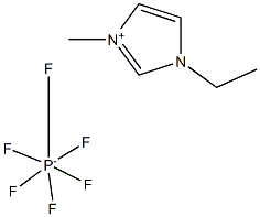 1-ethyl-3-methylimidazolium hexafluorophosphate Struktur