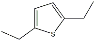 2,5-Diethylthiophene Struktur