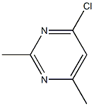 4-Chloro-2,6-dimethylpyrimidine Struktur