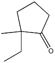 ETHYLMETHYLCYCLOPENTANONE Struktur