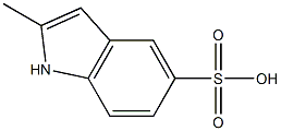 2-METHYLINDOLE-5-SULFONICACID Struktur