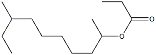 8-METHYLDECAN-2-YL PROPIONATE Struktur