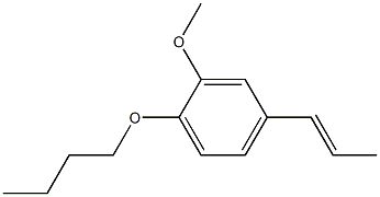 BUTYL ISO-EUGENOL Struktur