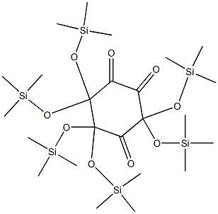 Cyclohexane-1,2,4-trione, hexakis(trimethylsilyloxy)- Struktur