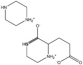 glutaric acid piperazinium salt Struktur