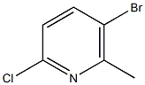 2-chloro-6-methyl-5-bromopyridine Struktur