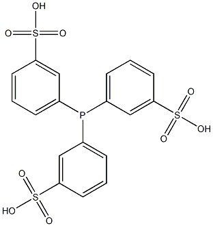 triphenylphosphine-3,3',3''-trisulfonic acid Struktur