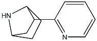 2-(2-pyridyl)-7-azabicyclo(2.2.1)heptane Struktur