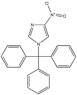 1-trityl-4-nitroimidazole Struktur