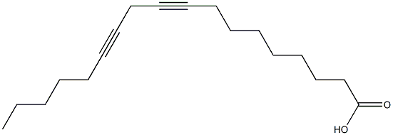 octadeca-9,12-diynoic acid Struktur