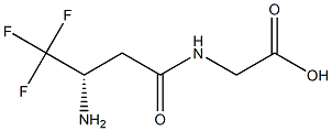 alpha-trifluoromethyl-beta-alanylglycine Struktur