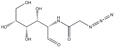 N-azidoacetylmannosamine Struktur