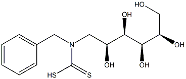 N-BENZYL-DITHIOCARBOXY-D-GLUCAMINE Struktur