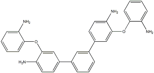 4,4'-(1,3-PHENYLENEBIS(OXY)BISBENZENAMINE) Struktur