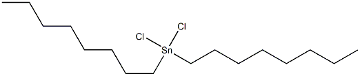 STANNANE,DICHLORODIOCTYL- Struktur