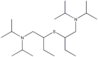 2-(DIISOPROPYLAMINO)ETHYLETHYLSULPHIDE Struktur