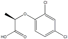 R(-)-2-METHYL-2-(2,4-DICHLOROPHENOXY)ACETICACID Struktur