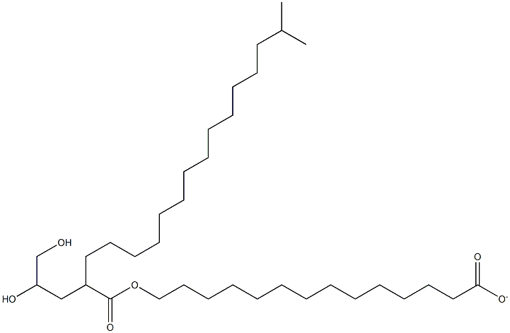 GLYCERYLMONOISOSTEARATEMONOMYRISTATE Struktur