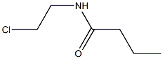 N-(2-CHLOROETHYL)-N-BUTYRAMIDE Struktur