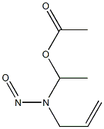 N-NITROSO-(-1-ACETOXYETHYL)ALLYLAMINE Struktur