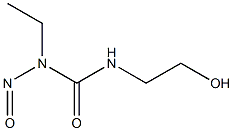 1-ETHYL-1-NITROSO-3-HYDROXYETHYLUREA Struktur