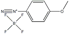 4-METHOXYPHENYLDIAZONIUMBOROFLUORIDE Struktur