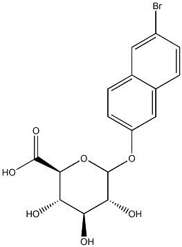 6-BROMO-BETA-NAPHTHYLGLUCURONIDE Struktur