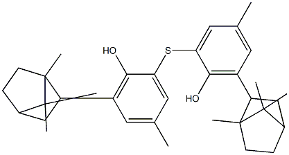 2,2'-THIOBIS(4-METHYL-6-ISOBORNYLPHENOL) Struktur