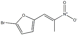 1-(5-BROMOFUR-2-YL)-2-METHYL2-NITROETHENE Struktur