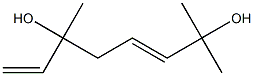 2,6-DIMETHYLOCTA-3,7-DIENE-2,6-DIOL Struktur