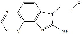 2-AMINO-3-METHYLIMIDAZO(4,5-F)QUINOXALINEHYDROCHLORIDE Struktur