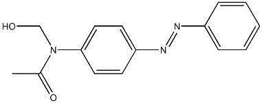 4'-HYDROXY-N-ACETYLMETHYLAMINOAZOBENZENE Struktur